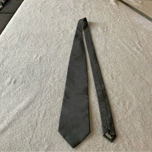 Classic Gray Silk Business Tie sku 2451